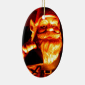 Ornement En Céramique Gnome rougeoyant (Droite)