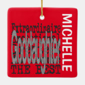 ORNEMENT EN CÉRAMIQUE GODDAUGHTER (Dos)