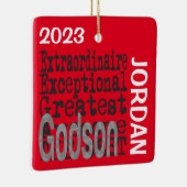 Ornement En Céramique Godson Extraordinaire CUSTOM (Droite)