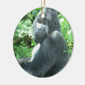 Ornement En Céramique gorille de silverback (Gauche)