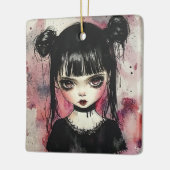 Ornement En Céramique Goth Girl (Gauche)