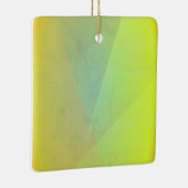 Ornement En Céramique Gradation géométrique jaune moderne (Droite)