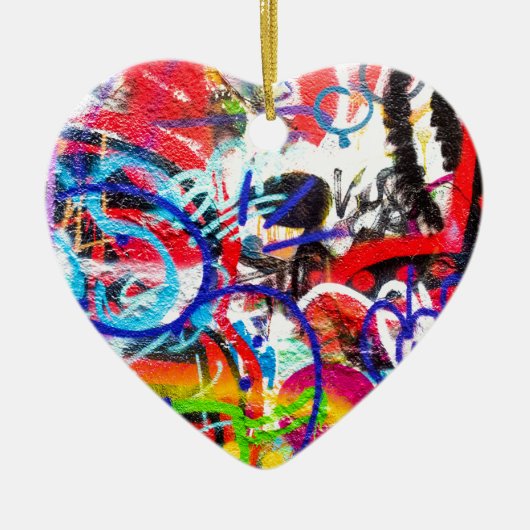 Ornement En Céramique Graffiti fou (Devant)