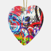 Ornement En Céramique Graffiti fou (Gauche)