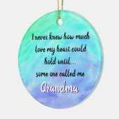 Ornement en céramique grand-mère (Gauche)