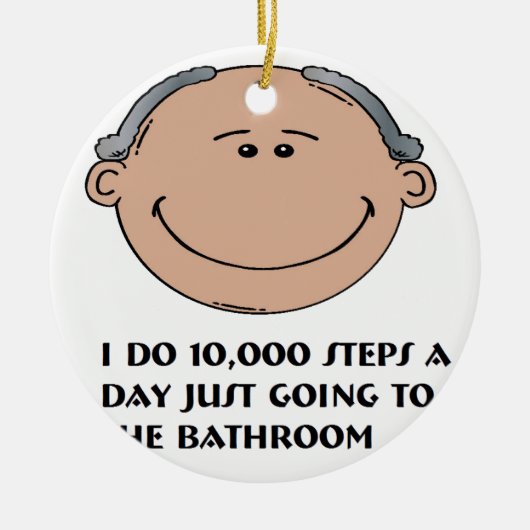 Ornement En Céramique Grand-papa (Devant)