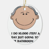 Ornement En Céramique Grand-papa (Gauche)