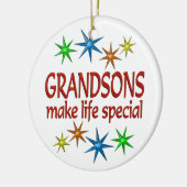 Ornement En Céramique Grand-père spécial (Gauche)