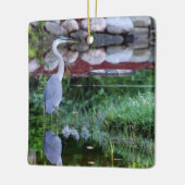 Ornement En Céramique Grand Zen Bleu (Gauche)