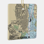 Ornement En Céramique Graphique Alexandria Virginia (Droite)