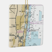 Ornement En Céramique Graphique Boca Raton Floride (Droite)