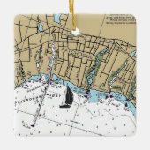 Ornement En Céramique Graphique NY Patchogue (Devant)