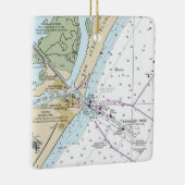 Ornement En Céramique Graphique Port Aransas (Droite)