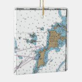 Ornement En Céramique Graphique Virgin Gorda BVI (Droite)