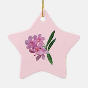 Ornement En Céramique Grappe d'orchidées roses