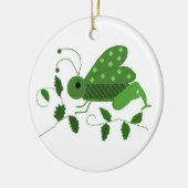 Ornement En Céramique Grasshopper vert (Gauche)