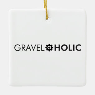 Ornement En Céramique Gravelaholic Gravel Cycling