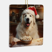 Ornement En Céramique Great Pyrenees Noël Cookies Festive Vacances (Droite)