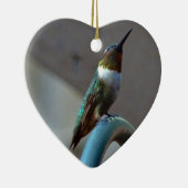 Ornement En Céramique Green ruby little hummingbird (Droite)