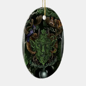 Ornement En Céramique GreenMan~ornament (Droite)
