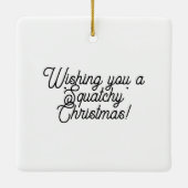 Ornement En Céramique Gros pied, Sasquatch dans un Mandala (Dos)