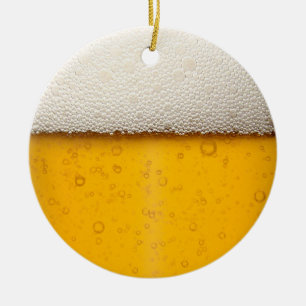 Ornement En Céramique Gros plan sur les bulles de bière
