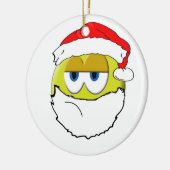 Ornement En Céramique Grumpy Père Noël (Gauche)