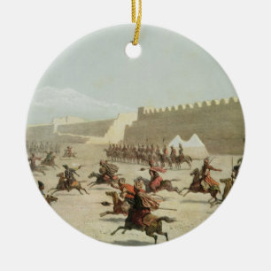 Ornement En Céramique Guerriers kurdes et tatars chez Sadar Abbat,