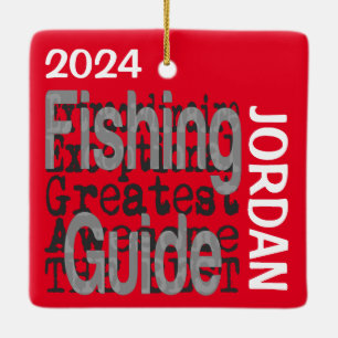 Ornement En Céramique Guide de pêche Extraordinaire CUSTOM