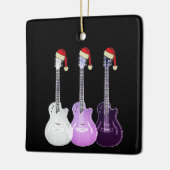 Ornement En Céramique Guitares électriques Festive violet (Gauche)