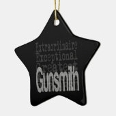 Ornement En Céramique Gunsmith Extraordinaire (Gauche)