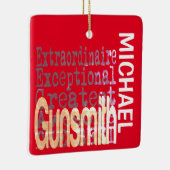 Ornement En Céramique Gunsmith Extraordinaire CUSTOM (Droite)