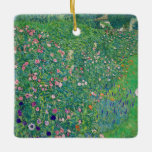 Ornement En Céramique Gustav Klimt - Paysage du jardin italien<br><div class="desc">Jardin italien / Paysage horticole italien - Gustav Klimt,  Huile sur toile,  1913</div>