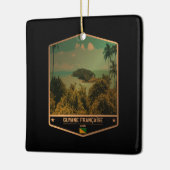 Ornement En Céramique Guyane française (Gauche)