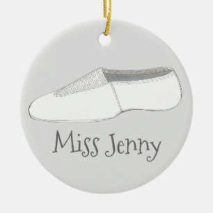 Ornement En Céramique Gymnastics Acro Acrobatics Dance Teacher Coach