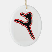Ornement En Céramique Gymnastique 3 (Droite)