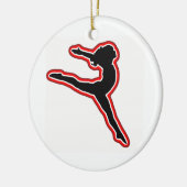 Ornement En Céramique Gymnastique 3 (Gauche)