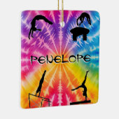 Ornement En Céramique Gymnastique des filles Cravate arc-en-ciel (Droite)