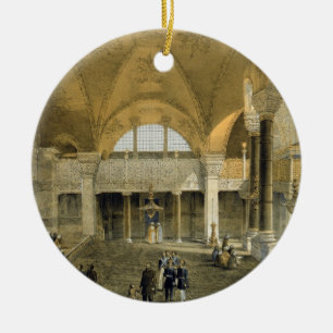 Ornement En Céramique Haghia Sophia, plat 9 : la nouvelle galerie