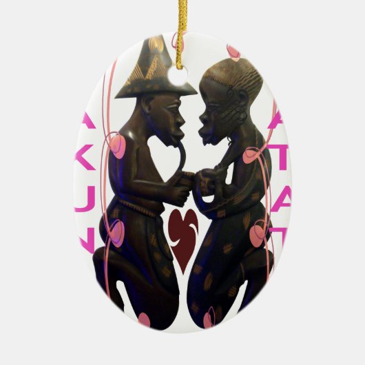 Ornement En Céramique Hakuna Matata Hakunamatata (Devant)