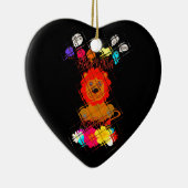 Ornement En Céramique Hakuna Matata mignon bébé lion roi conception (Droite)