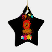 Ornement En Céramique Hakuna Matata mignon petit lion roi (Droite)