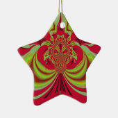 Ornement En Céramique Hakuna Matata red yellow design (Droite)