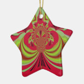 Ornement En Céramique Hakuna Matata red yellow design (Gauche)