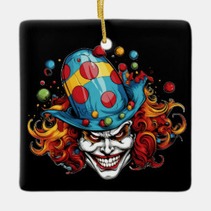 Ornement en céramique Halloween/Joker