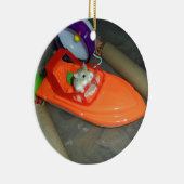 Ornement En Céramique Hamster sur un bateau (Droite)