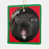 Ornement En Céramique Hamster syrien pour animaux de compagnie - Hamster (Gauche)