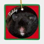 Ornement En Céramique Hamster syrien pour animaux de compagnie - Hamster (Devant)