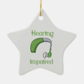 Ornement En Céramique Handicap auditif (Devant)