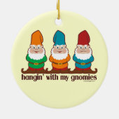 Ornement En Céramique Hangin avec mon Gnomies (Dos)